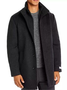 Men's Cardinal of Canada Wool Blend Single-Breasted Coat